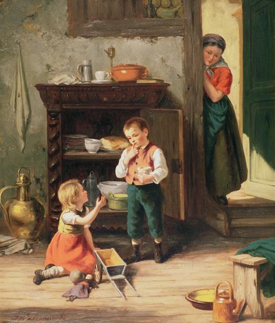 Kinder spielen von Jan Walraven